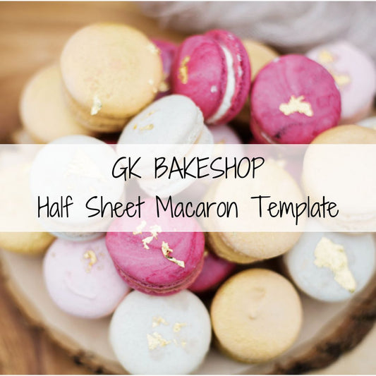 Half Sheet Macaron Template